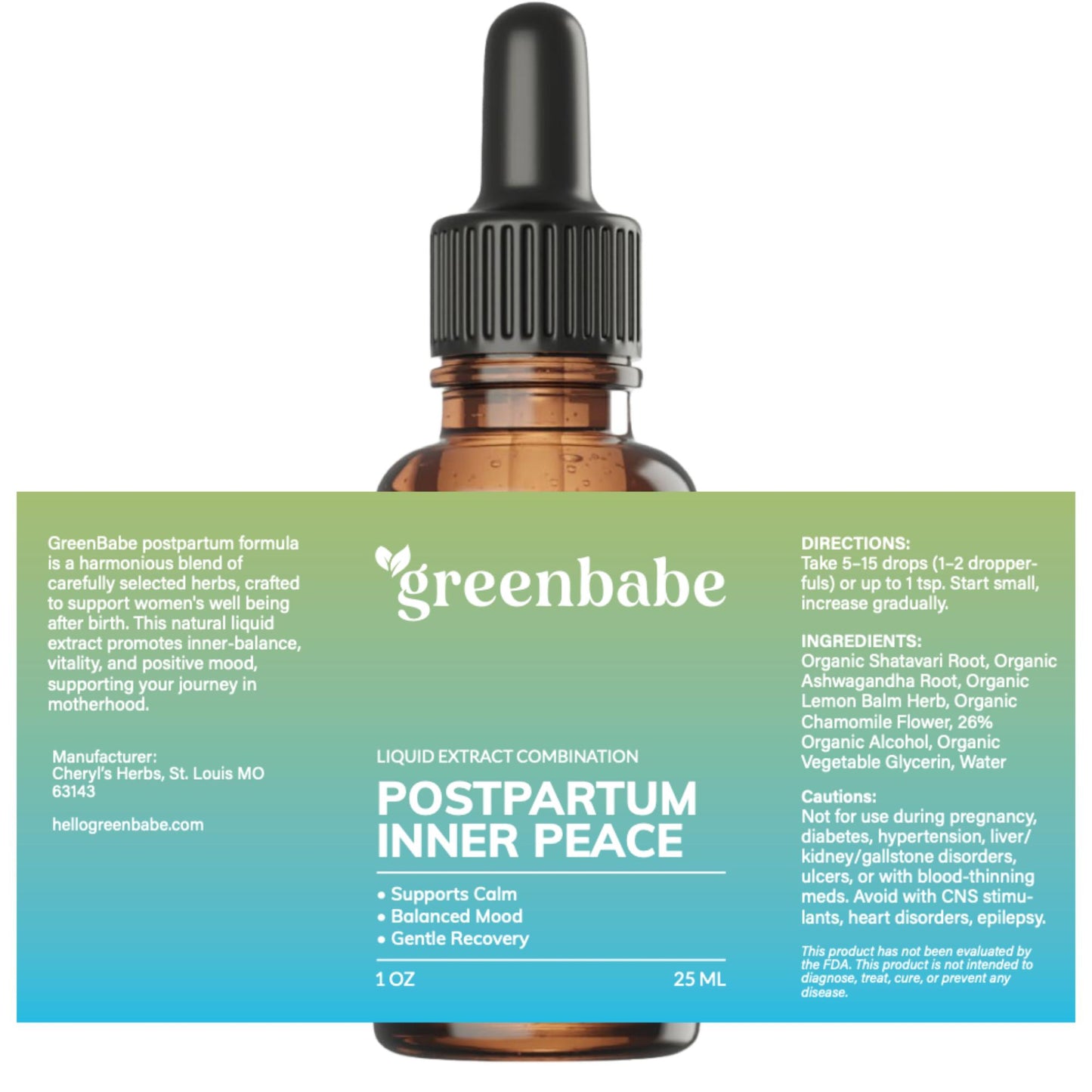 Postpartum Inner Peace Tincture